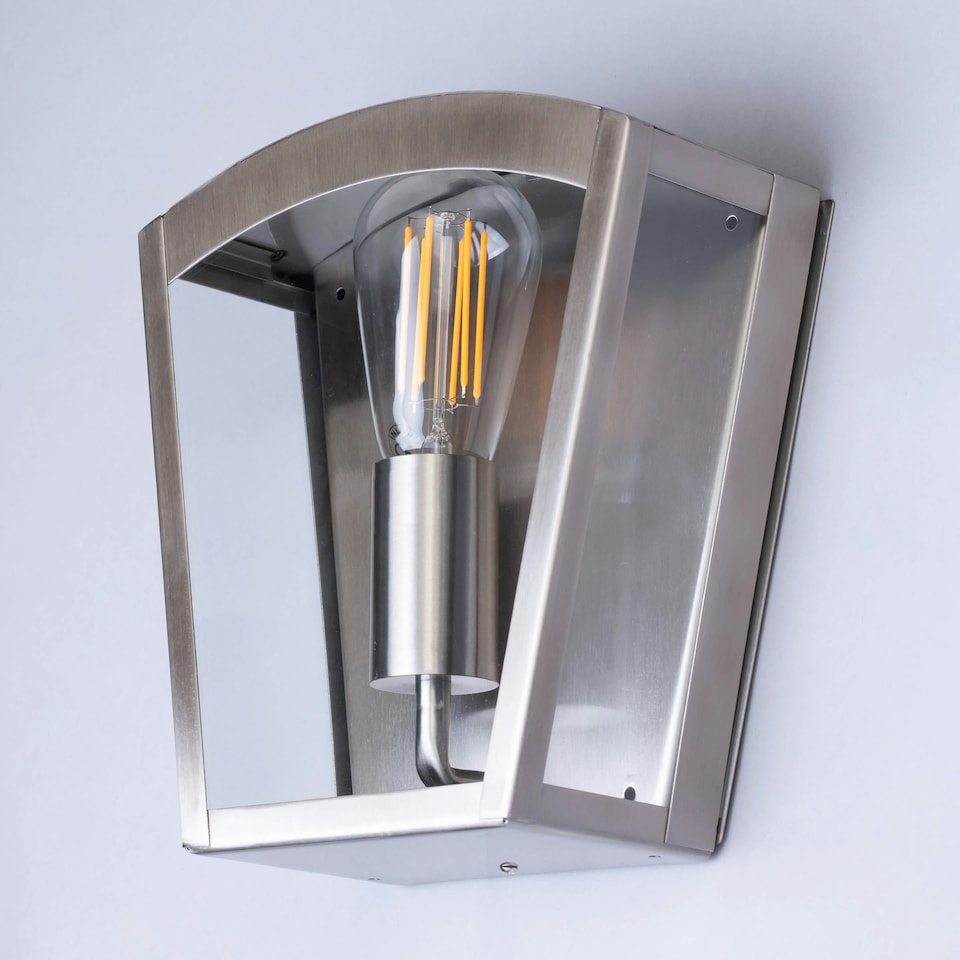 image 1 of BHS Kerr Outdoor Wall Light, Stainless Steel