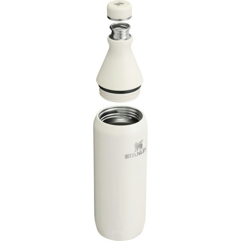 image 1 of Stanley All Day Slim 600ml Water Bottle - Cream - One Size