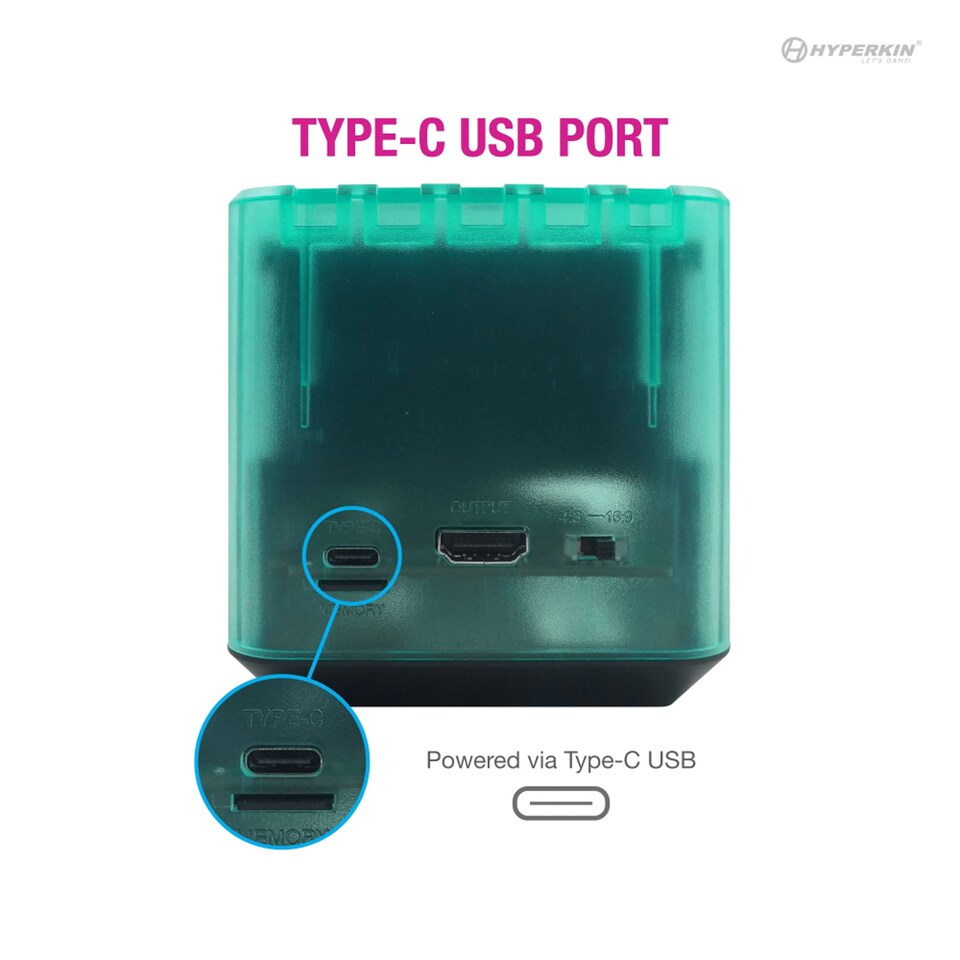 image 1 of Hyperkin RetroN Sq HD Gaming Console for Game Boy - Game Boy Color - Game Boy Advance | Blue