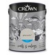 image 1 of Crown Matt Emulsion Grey Putty 5L