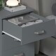 image 5 of FWStyle Tunis 3 Drawer Bedside Chest Matt Grey