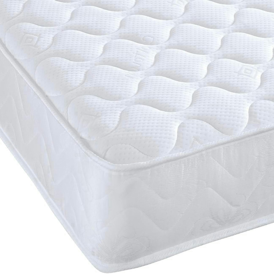 image 1 of Foam-Free Pocket Spring Mattress - 18cm Deep, Medium Feel Cooltouch+ Breathable White | Small Single