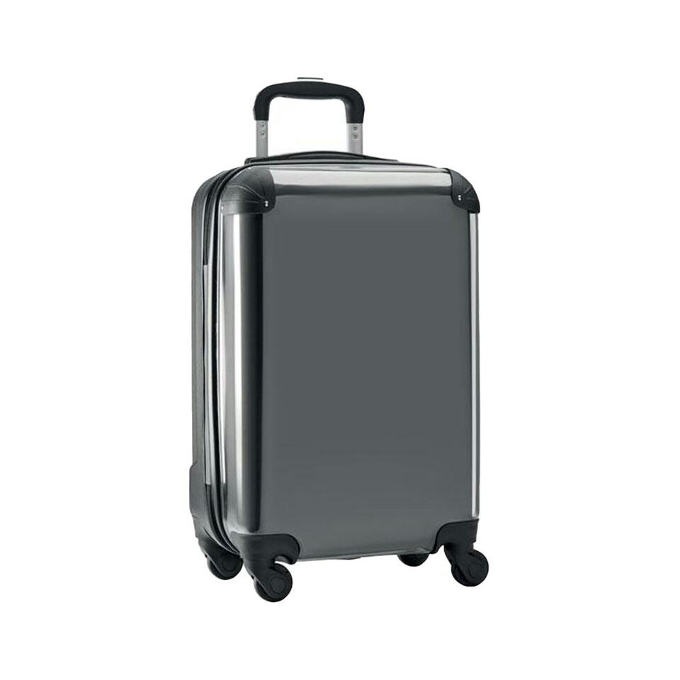 image 1 of MidOcean Pickme Polycarbonate Trolley Bag - Black - One Size Black