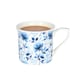 image 8 of KitchenCraft Fluted China Blue Rose Mugs | Blue