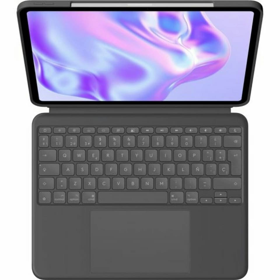 image 1 of Case for Tablet and Keyboard Logitech 920-012667 Graphite QWERTY N/A | N/A | One Size