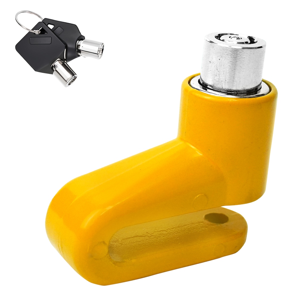 image 1 of Anti-Theft Disc Brake Lock Heavy-Duty with 2 Keys for Bicycles