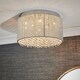 image 3 of Galina 10 Light Flush Light Chrome Plate & Clear Crystal, G9
