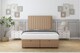 image 1 of Sloomy Pemberton Latte Dumfries Ottoman Bed Base With 54" Floor Standing Headboard 3' Single | Brown | Latte | Single | 1