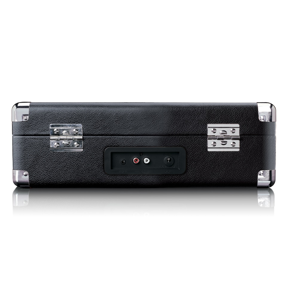 image 1 of Lenco TT-115BK - Retro Turntable with Bluetooth and Built-in Speakers, Black