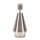 image 4 of ValueLights Jax Brushed Chrome Metal Pear Shaped Touch Table Lamp Base