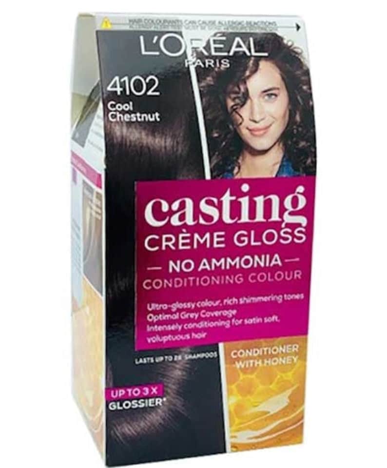 Loreal Paris Casting Creme Gloss Conditioning Color 4102 Cool Chestnut | Multi