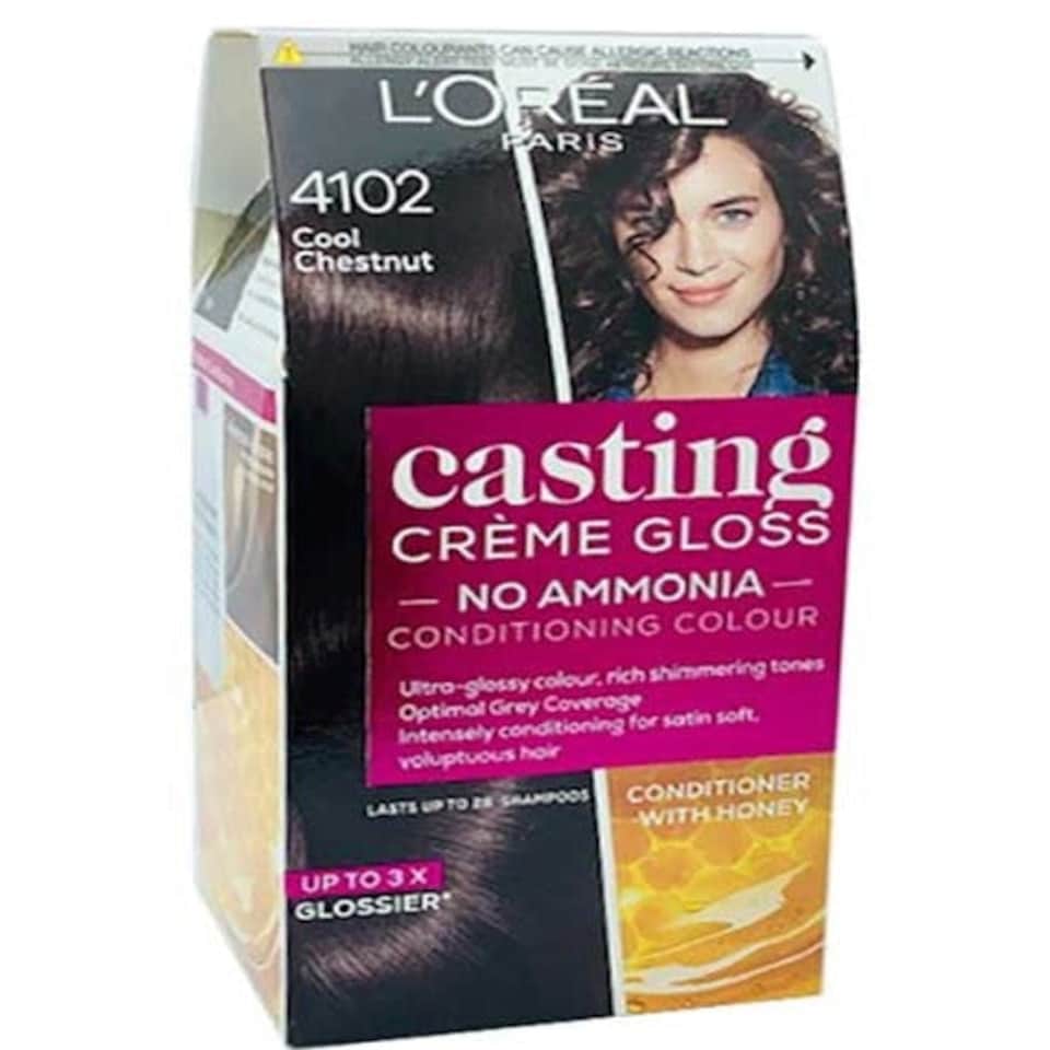 Loreal Paris Casting Creme Gloss Conditioning Color 4102 Cool Chestnut Multi