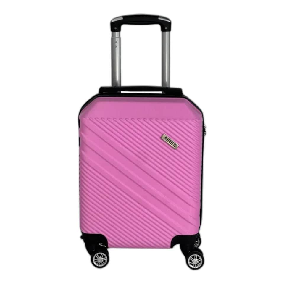 image 1 of Travel in Style: The Durable & Colorful Carry-On Collection-Dimensions with Wheels and without Wheels - Baby Pink