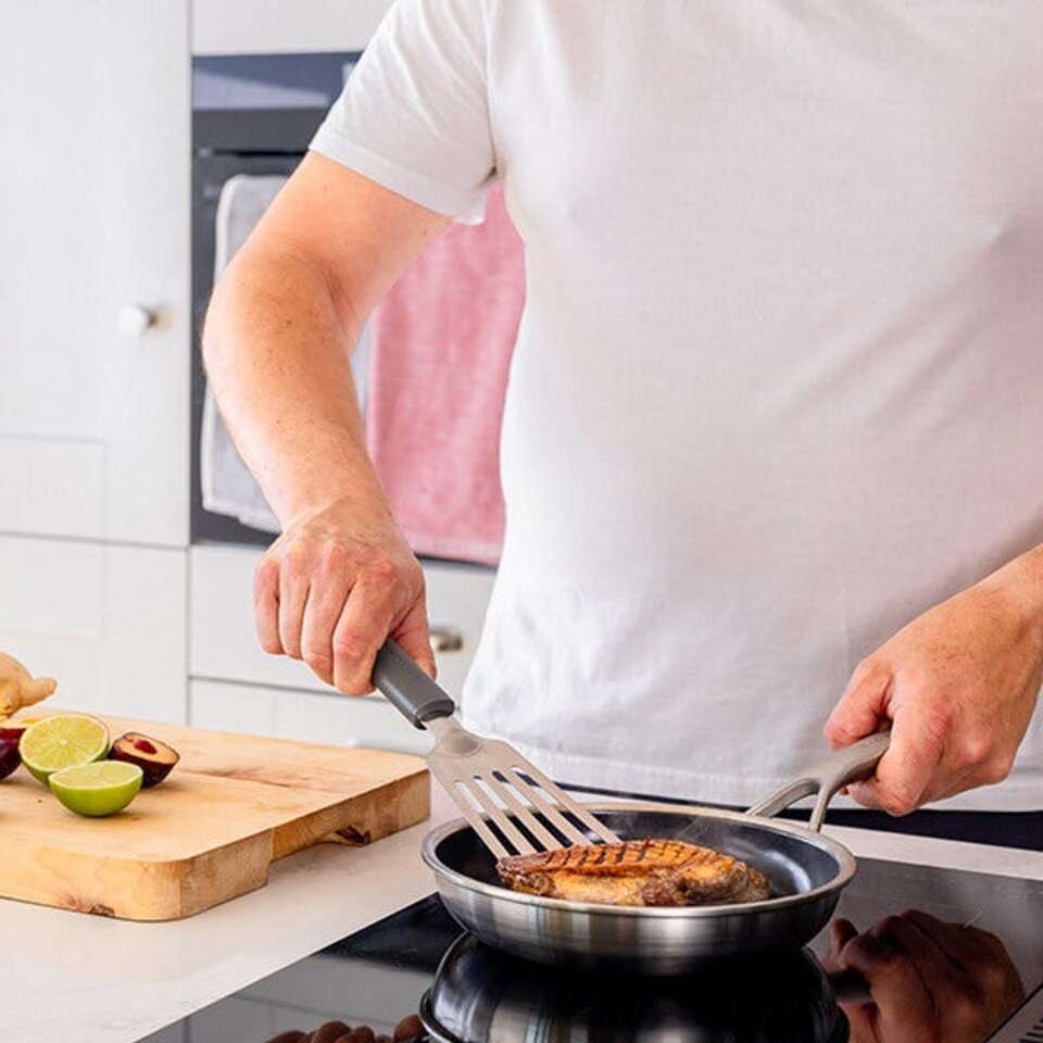 image 1 of KitchenAid Classic Flex Turner Charcoal Grey