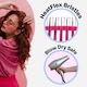 image 4 of WetBrush Speed Dry Detangler, Heatflex Bristles, Pink