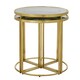 image 1 of Interiors by Premier Versatile Design Nesting Tables, Elegant Round Top Nesting Tables, Sturdy And Durable Modern Nesting Table Black