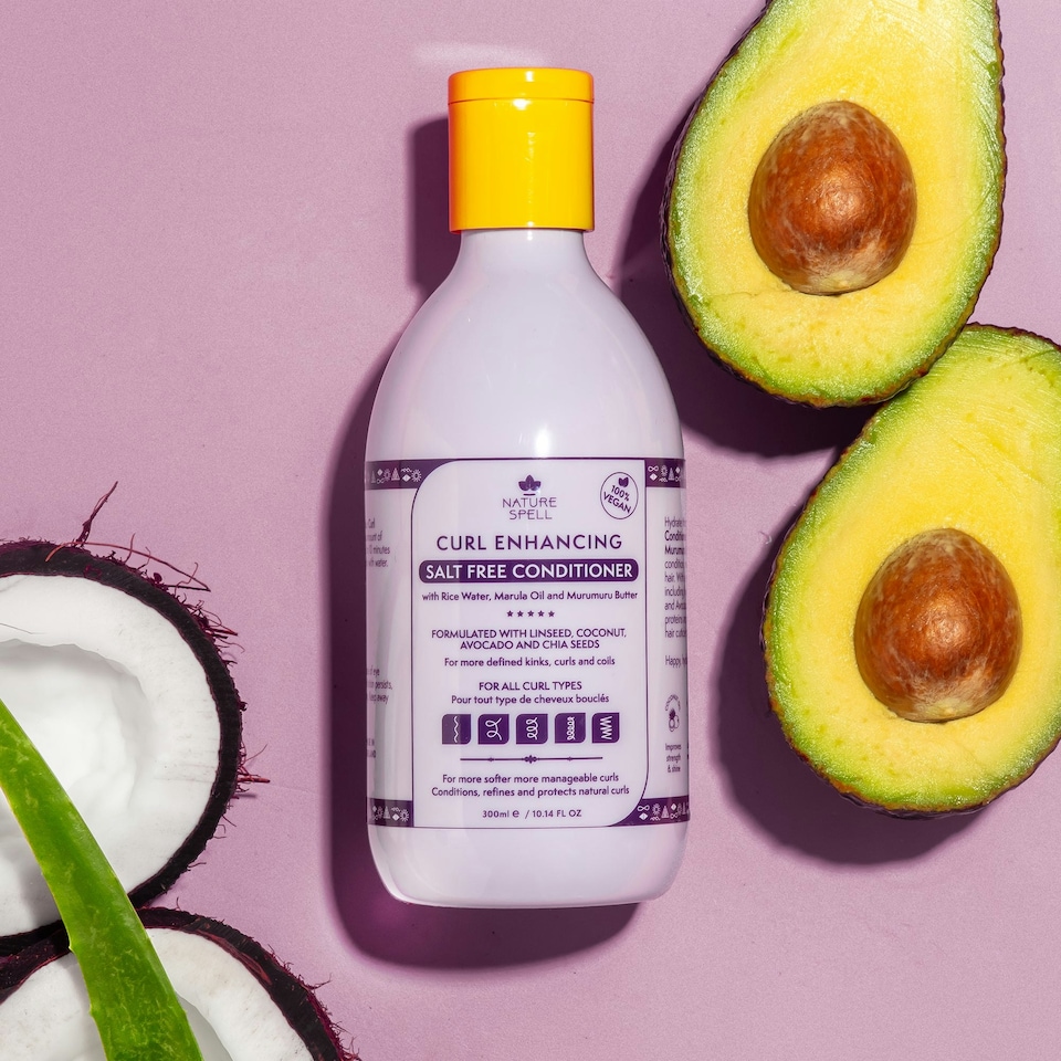 image 1 of Nature Spell Curl Enhancing Salt Free Conditioner