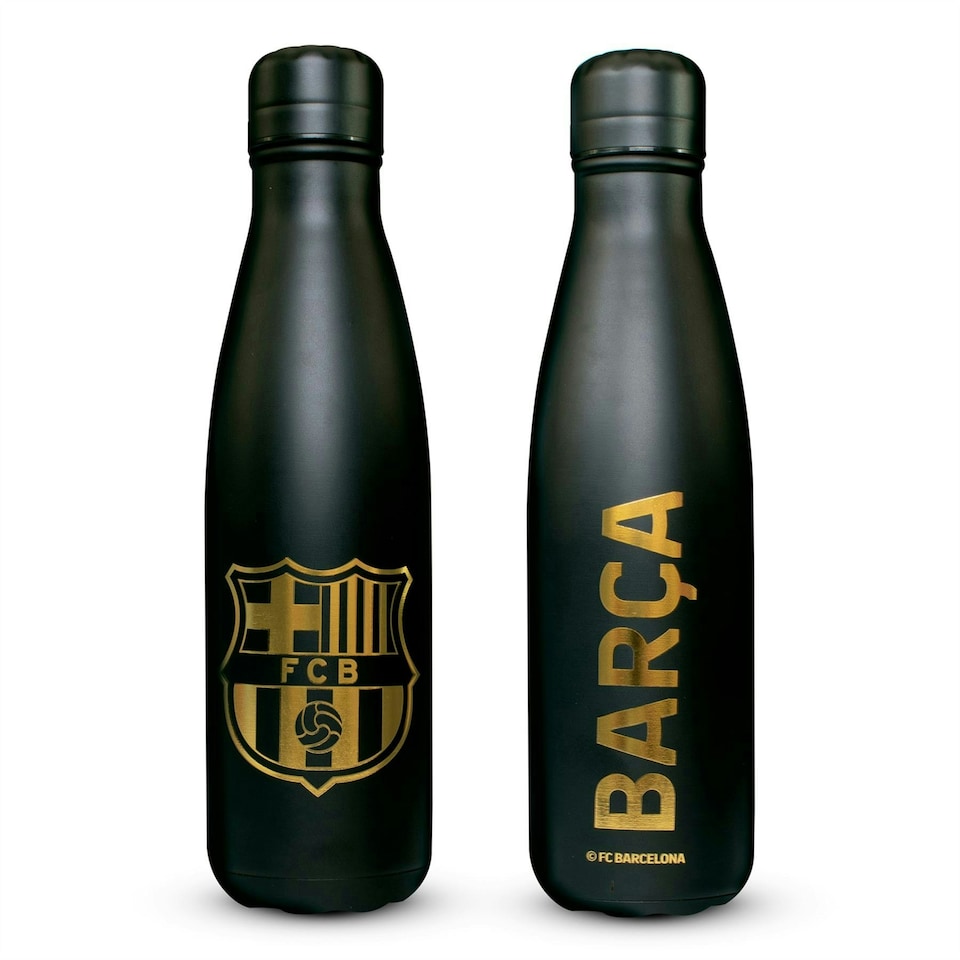 image 1 of Barcelona 500ml Stainless Steel Thermal Bottle - Black Black | 500ml