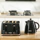image 2 of HOMCOM 1.7L Kettle and Toaster Set with Defrost Reheat and Crumb Tray Black