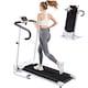 image 1 of HOMCOM 1-10Km/h Folding Treadmill Home Running Fitness Machine w/ Safety Stopper