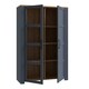 image 3 of Bohol 2 Door Display Cabinet in Riviera Oak/Navy