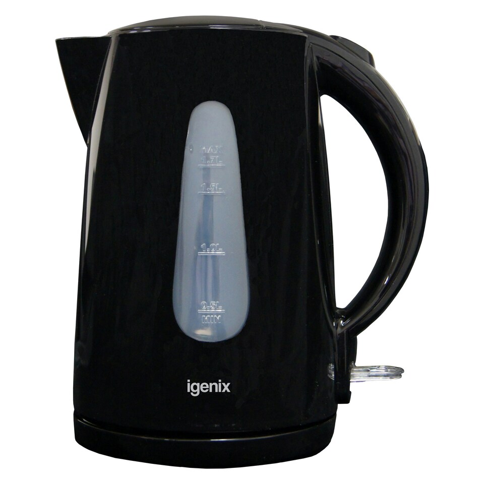 image 1 of Igenix IG7205, Cordless Jug Kettle, 1.7 Litre, 3000W, Black