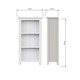 image 2 of Palma 3 Tier Bookcase Pure White White