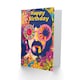 image 2 of Hippie Sunglasses Colourful Flower Power Man Him Birthday Card