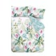 image 5 of Aruba Tropical Floral Reversible Duvet Cover Set | Green