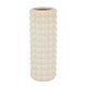 image 1 of Seville Collection Bubble Vase - Ceramic - L12 x W12 x H32 cm - Cream Cream