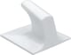 image 1 of Pair of White Self Adhesive Hooks - LS51-Square Shaped-Ideal for use with Holland Plastics Strip Blinds and Many Other uses