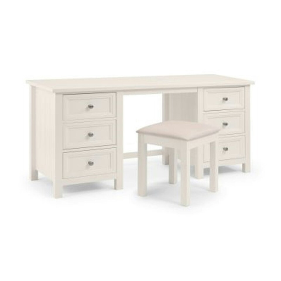 image 1 of Premier Pure White Dressing Stool