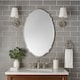 image 2 of Neo Ellipse Frameless Wall Mirror 60x40cm Frameless Bevelled Edge Mirror