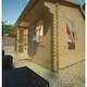 image 3 of 20ft x 18ft (6.09m x 5.49m) Neville 44mm Wooden Log Cabin (19mm Tongue and Groove Floor and Roof) (20 x 18) (20x18)