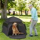 image 2 of PawHut Foldable Dog Cat Tent with Water-Resistant Oxford Cloth, Carry Bag