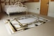 image 3 of Art Deco Golden Black Frame Designer Rug | Multi