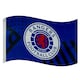image 1 of Rangers FC Classic Crest Flag - Royal Blue/White/Red - 5ft x 3ft