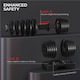 image 4 of Yaheetech 2-40KGS Quick-adjust Dumbbell Black
