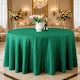 image 1 of Round Damask Table Cloth, Circular Linen Table Cover - 120 Inch