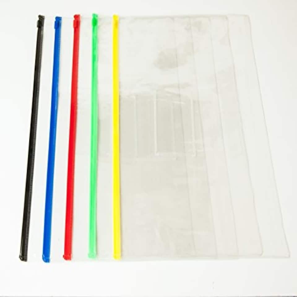 image 1 of Pack of 12 A3 Green Zip Zippy Bags