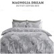 image 5 of VELVETIO Magnolia Dream Printed Duvet Cover Set Reversible Polycotton Easy Care Beddings Pink | Blush Pink | King
