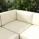 image 6 of Outsunny 5 PCs Garden Sofa Set w/ Cushions, Aluminium Furniture Sets, Gold
