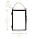 image 3 of Nicola Spring Hanging Metal Photo Frame - 4" x 6" - Black