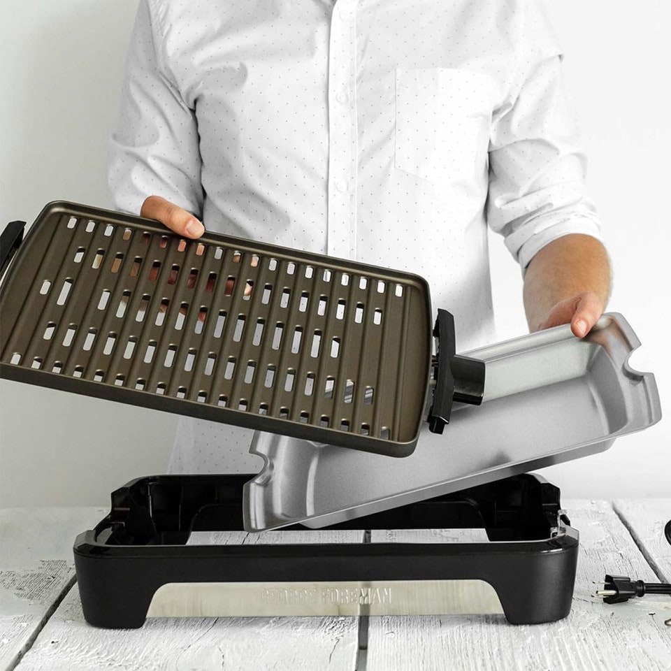 image 1 of George Foreman Large Smokeless Electric Grill