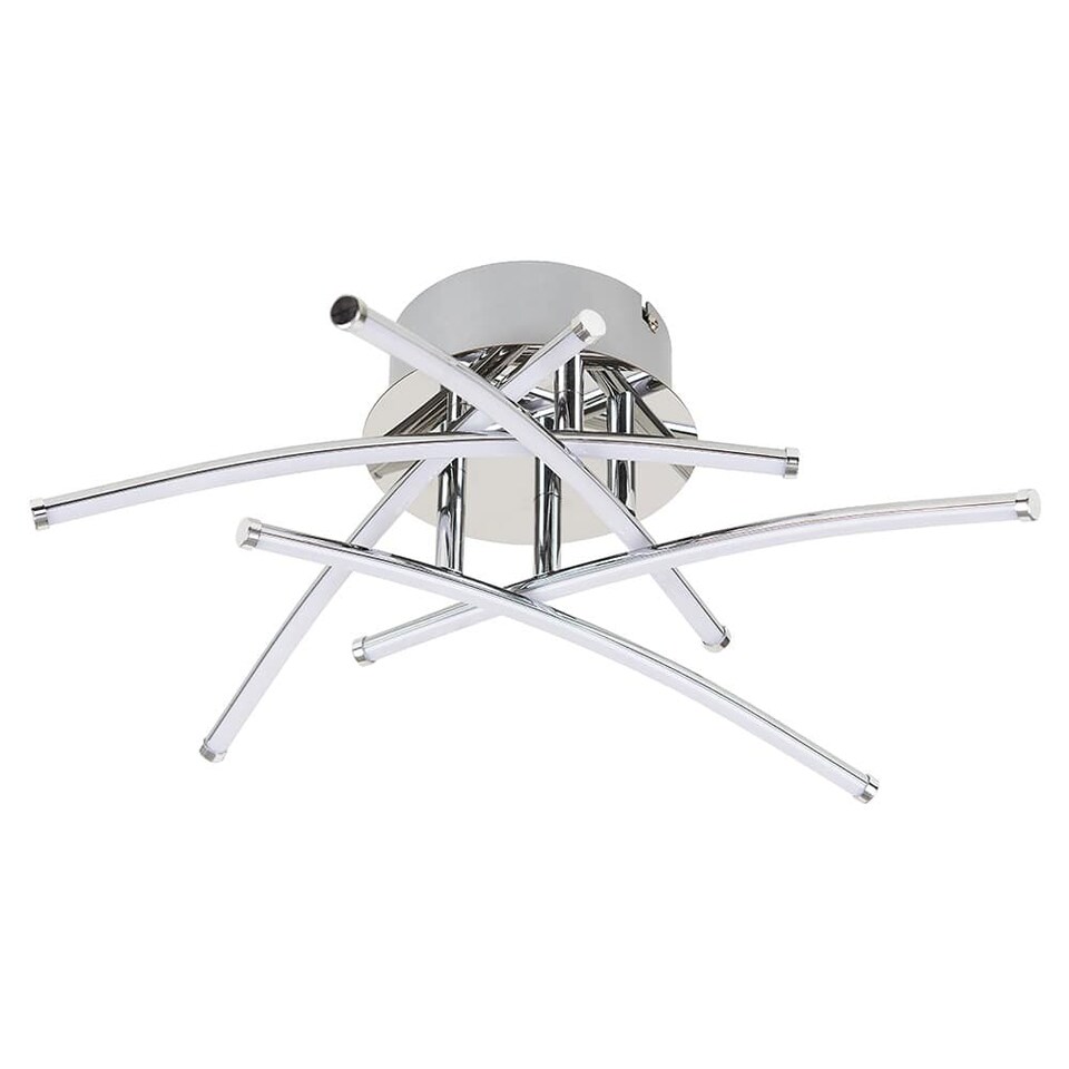 image 1 of ValueLights Marais Silver Ceiling Bar Light | Chrome