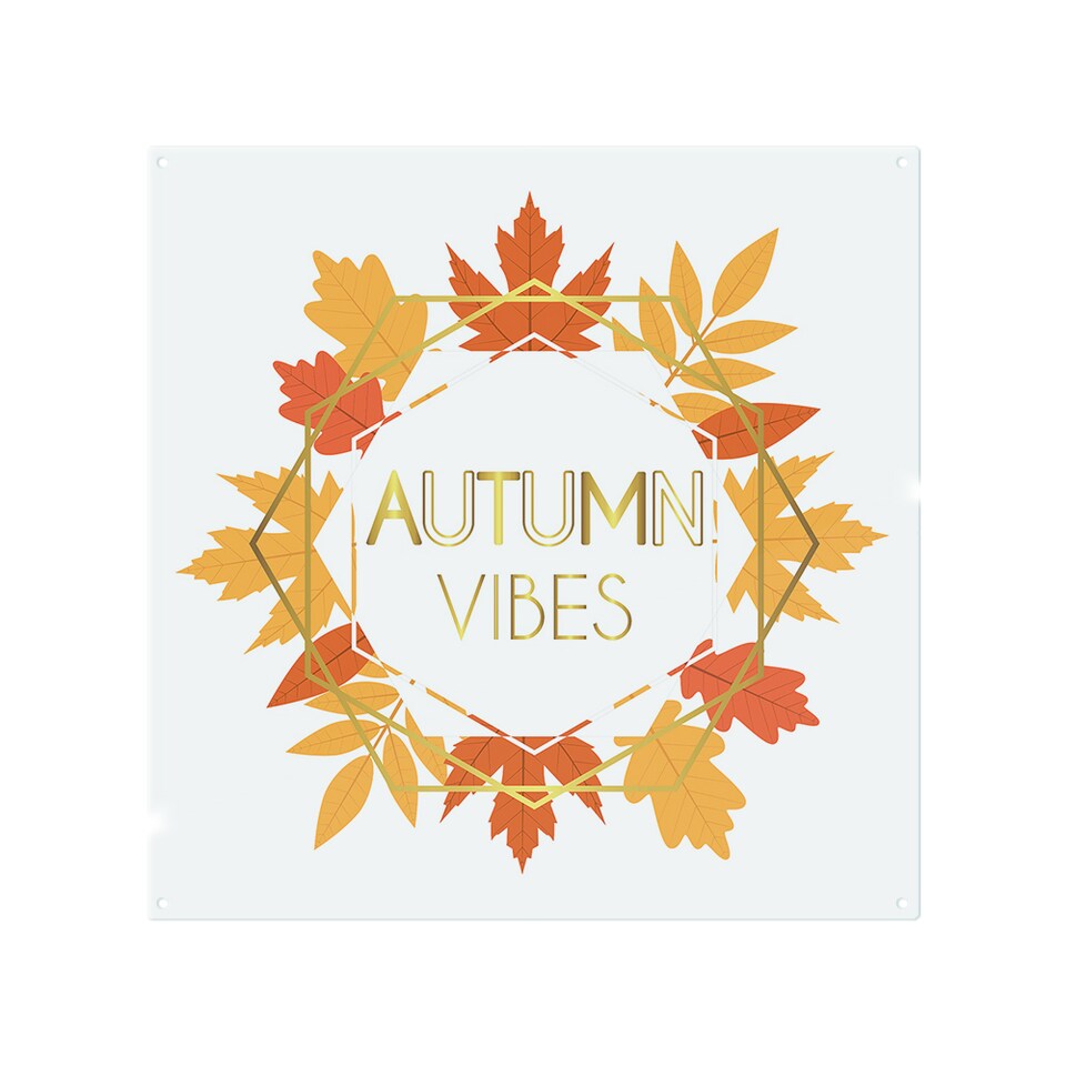 image 1 of Autumn Vibes Splash Back | White