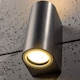 image 8 of CGC EILEEN Black Curved Double GU10 Outdoor Wall Light | Black | Black