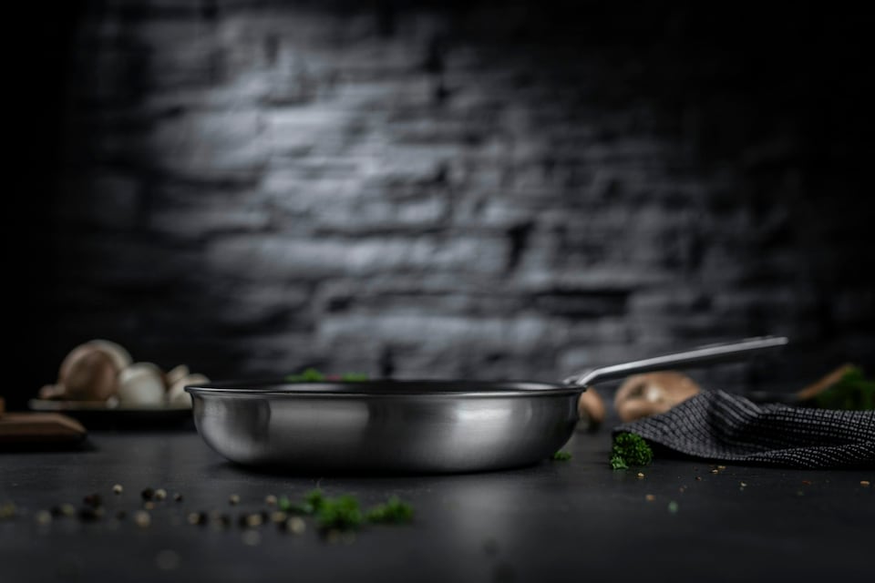 image 1 of Kuhn Rikon Culinary Fiveply Stainless Steel & Aluminium Induction Safe 3-Piece Mixed Cookware Set
