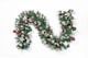 image 1 of Neo 2m Candy Cane Baubles Garland Festive Foliage Garland Wreath PVC Christmas Decoration | Green | Green Red