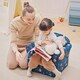 image 2 of HOMCOM Kids Armchair Toddler Sofa Seat Children Chair Couch w/ Wooden Frame 